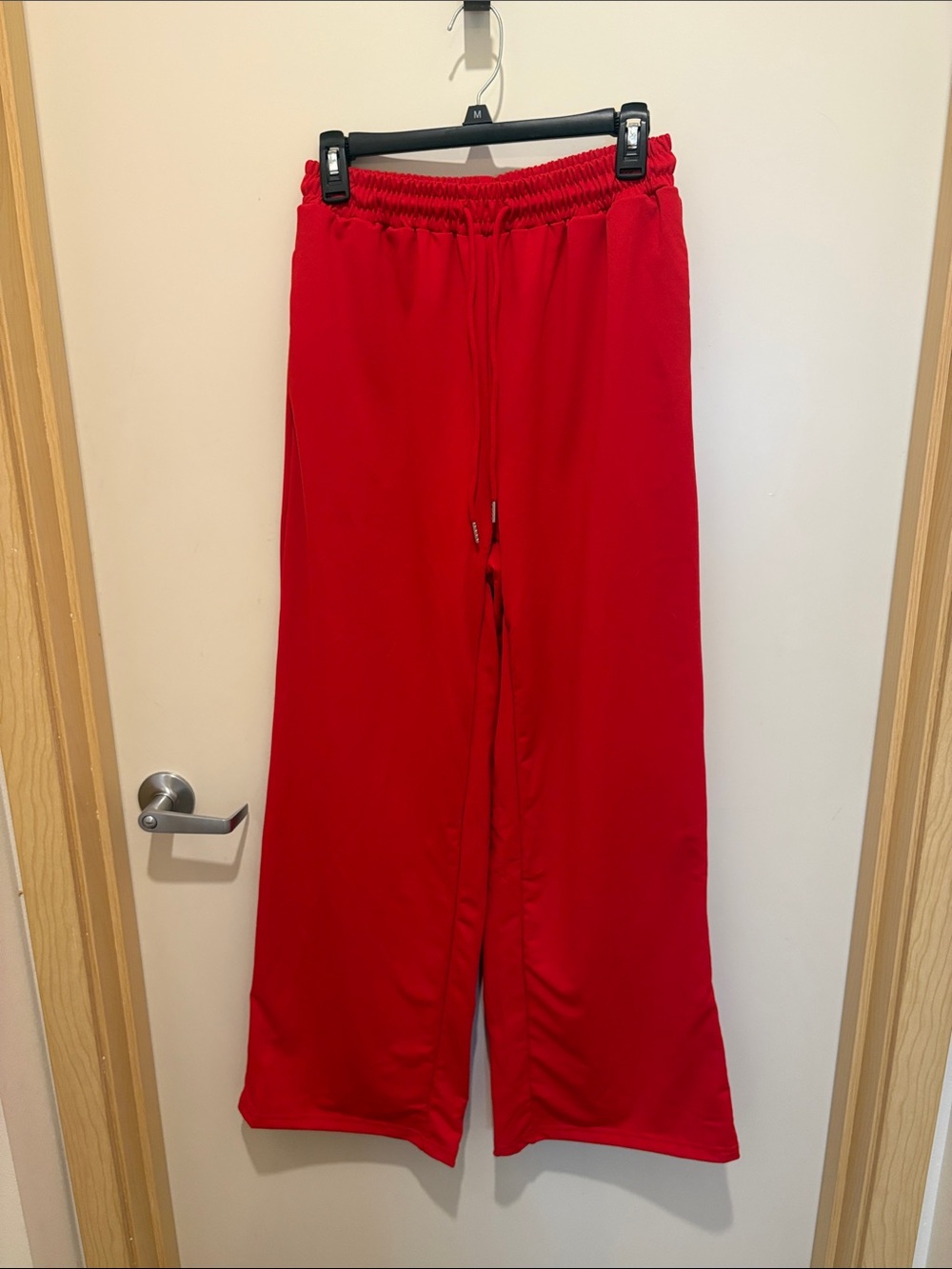 Red Missguided Wide-Leg Sweatpants